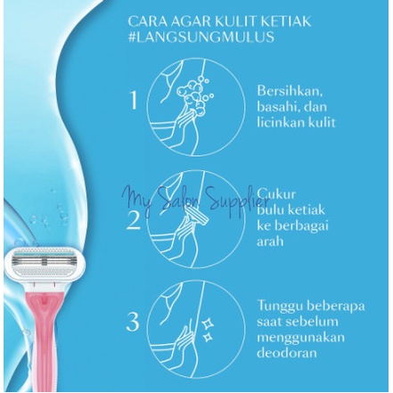 Pisau Cukur Wanita Gillette Venus Sensitive Isi 3