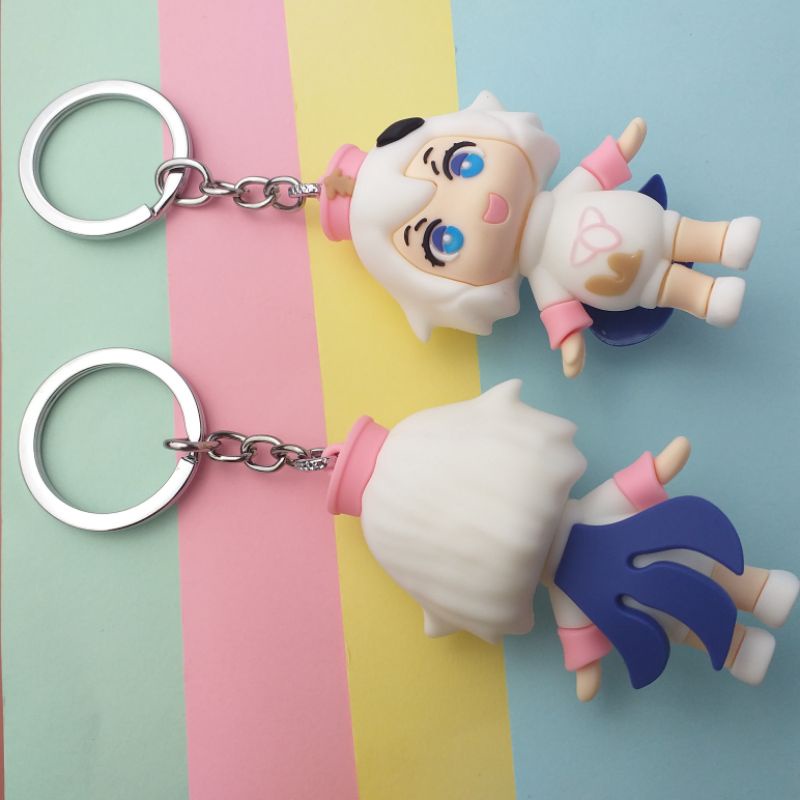 gantungan kunci anime jepang / genshin impact keychain