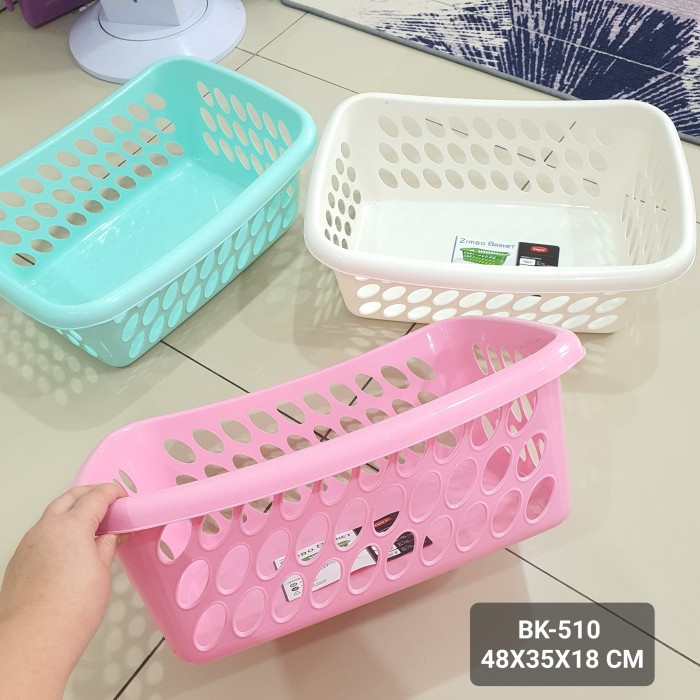 Promo Bisa Cod - Keranjang Trixy Jumbo Zimbo Basket Organizer Serbaguna Pakaian Pastel Z