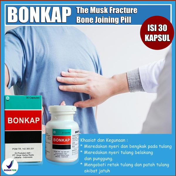 BONKAP - MUSK FRACTURE - obat patah tulang - tulang retak