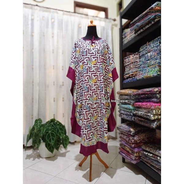 Daster Batik Cap Colet Model Kaftan 03
