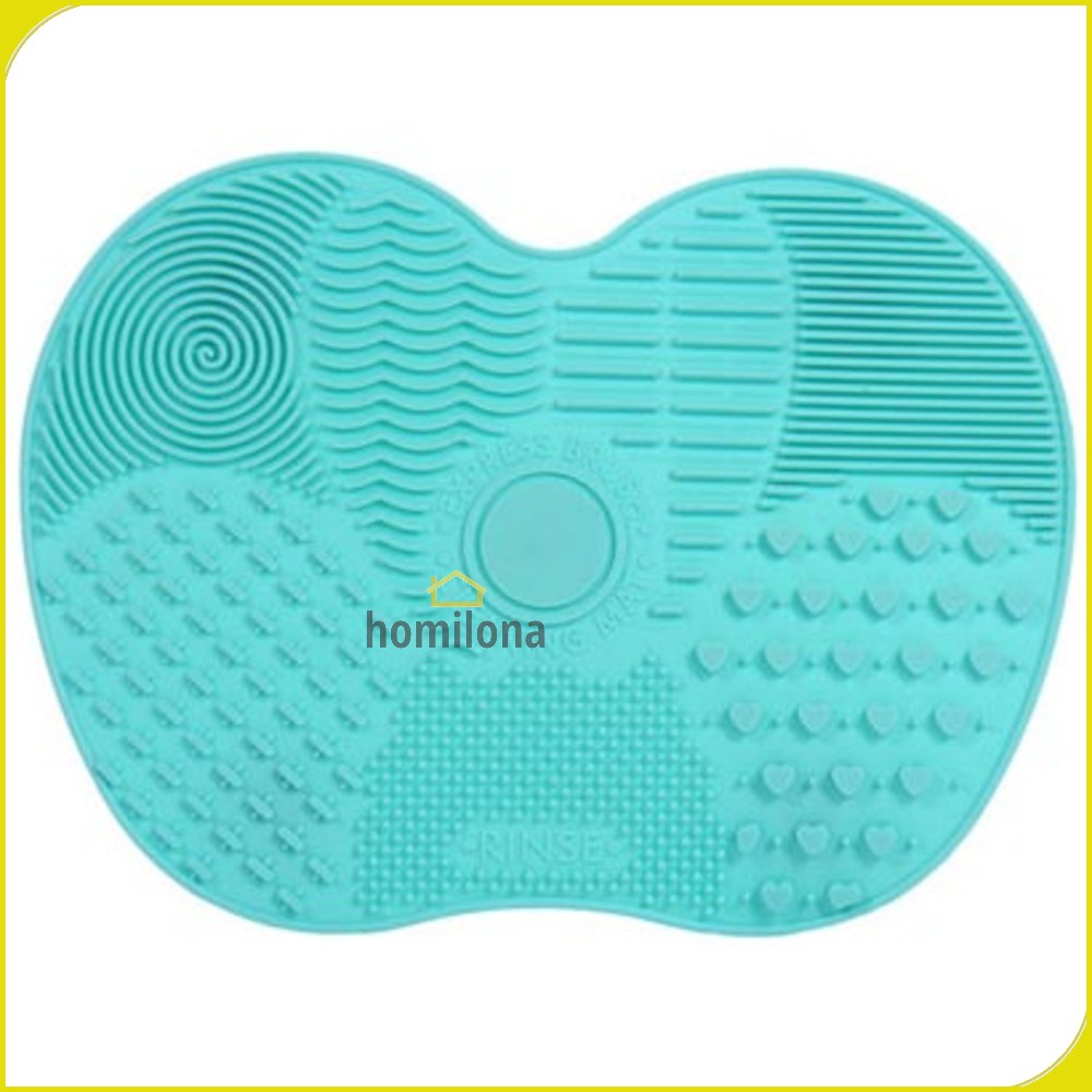 Rinse Pembersih Kuas Make Up Silicone Pad - Mint