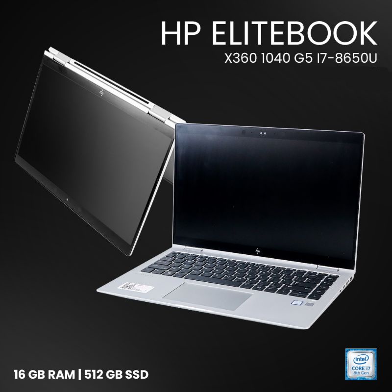 HP EliteBook X360 1040 G5 i7-8650U 16/512GB 14&quot; FHD Touchscreen (BEKAS GRADE A)