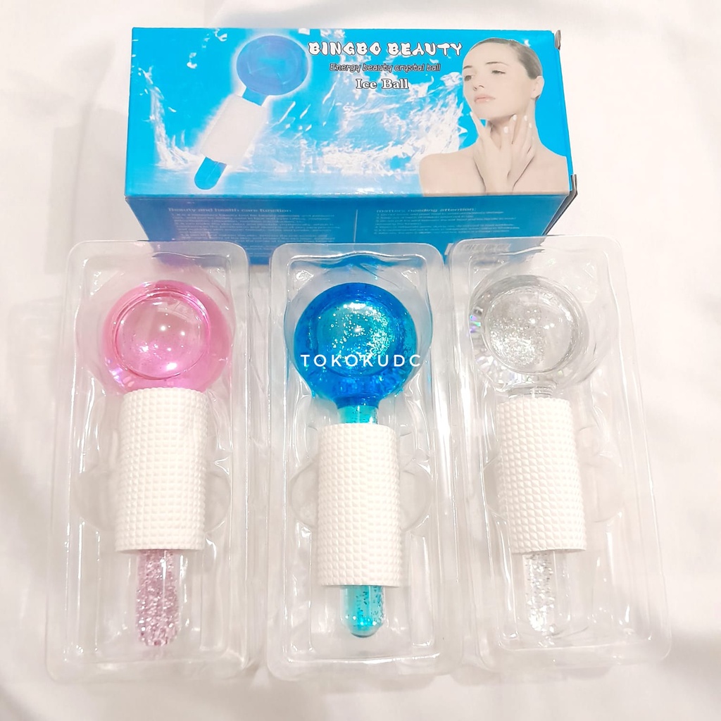 TOKOKUDC ICE GLOBE ROLLER SINGLE CRYSTAL ICE BALL / ALAT PIJAT 1PCS