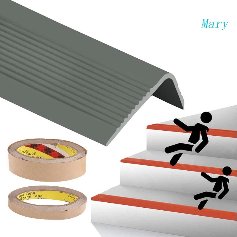 Mary Tape Stripping Bentuk L Anti Slip Untuk Pelindung Anak Tangga