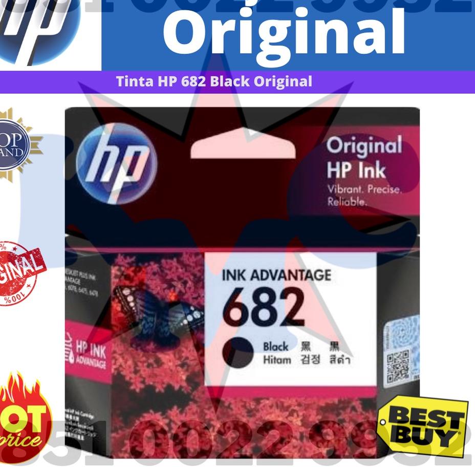 TINTA HP 682 BLACK HP682 B ORIGINAL