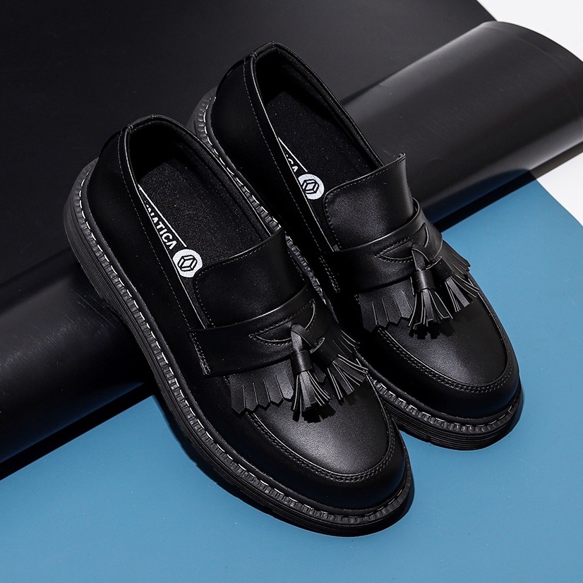 LUIZ BLACK |ManNeedMe x Lvnatica| Sepatu Loafers Pria Formal Kantor ORIGINAL