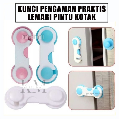 Alat Bantu Kunci Pengaman Pengait Kaitan Kait Laci Pengait Pengunci Lemari Pintu Kulkas Perabotan Kotak Box Dari Baby Lock Brand Safety Safe Lock Home House ART38