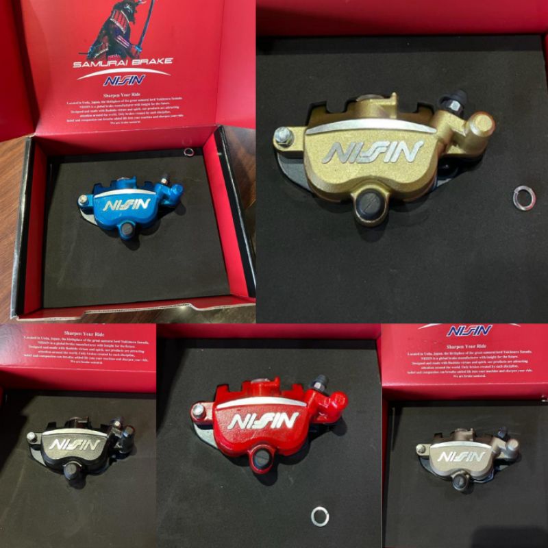 Kaliper Nissin Samurai 2 piston Caliper Nisin 2P Bracket Cakram Kanan