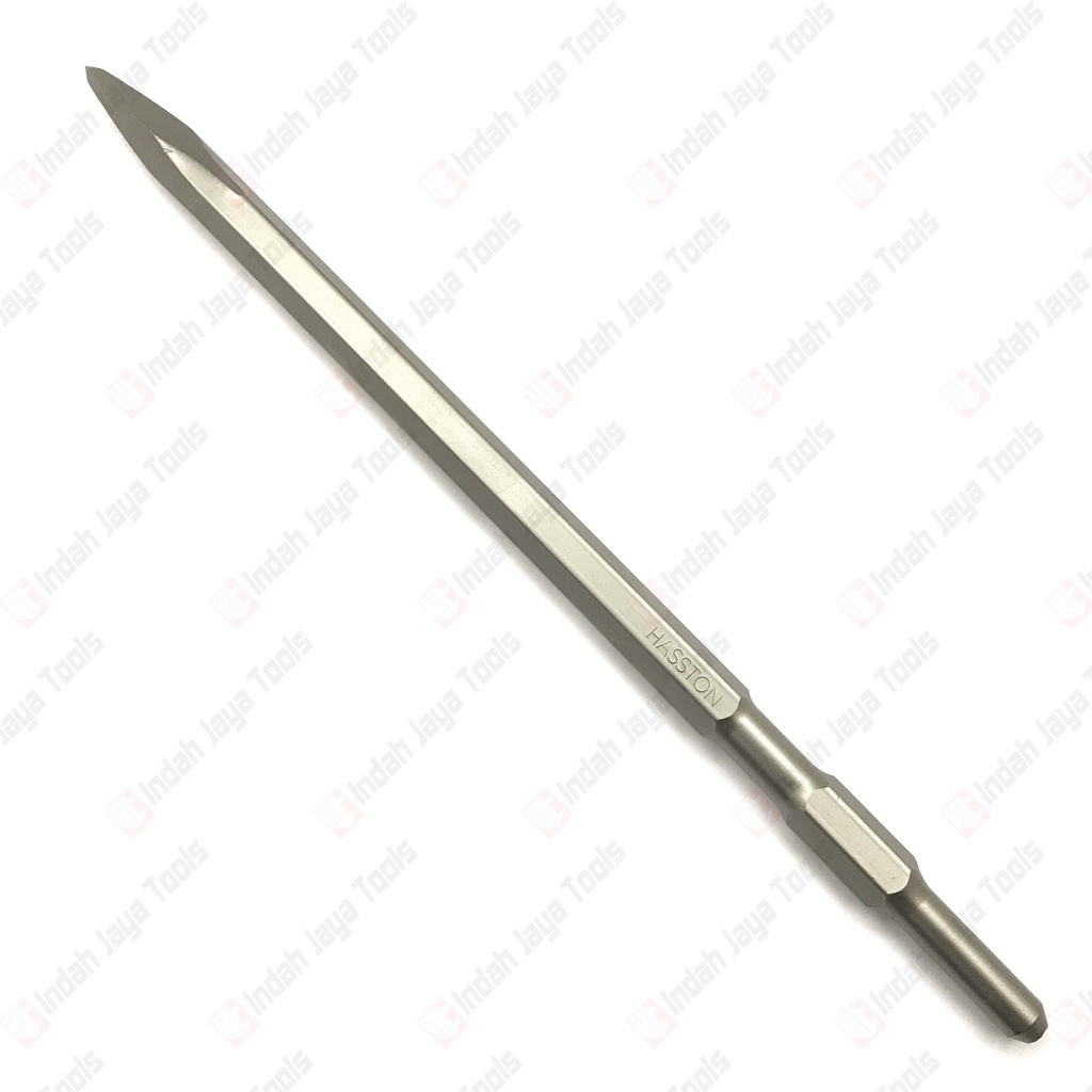 HASSTON 2436-006 HEX 25 POINT Chisel 400 mm Mata Bobok Beton Pahat