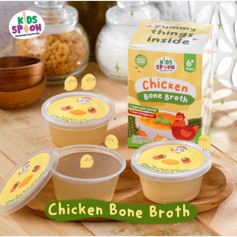 

CHICKEN BONE BROTH ( KALDU AYAM ) KIDS SPOON