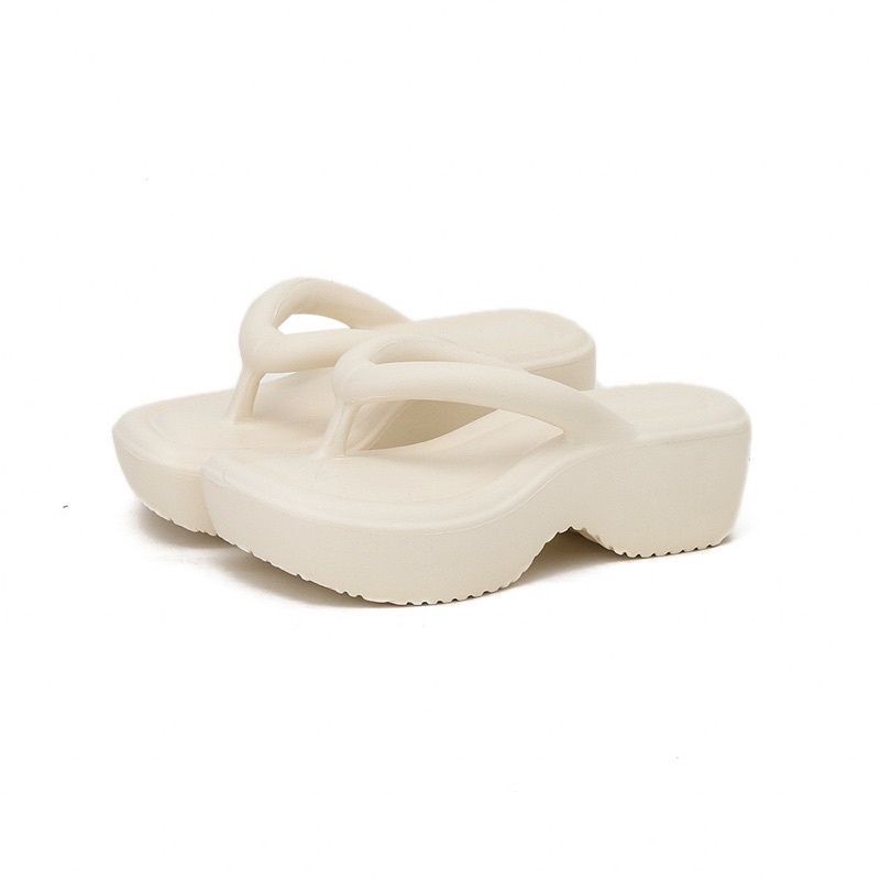 Sandal Wedges Wanita Viral Sandal Jelly WEDGES EVA Sandal Bangkok Jepit Sandal Fuji Terbaru