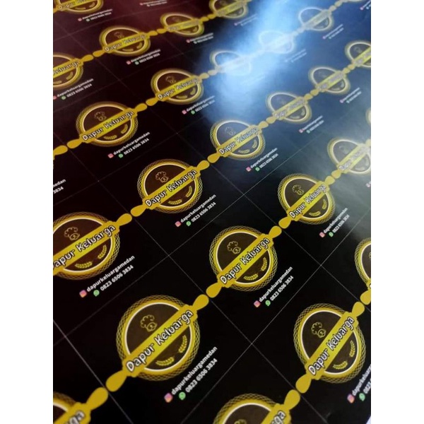 

Sticker Kertas Label Bidang A3