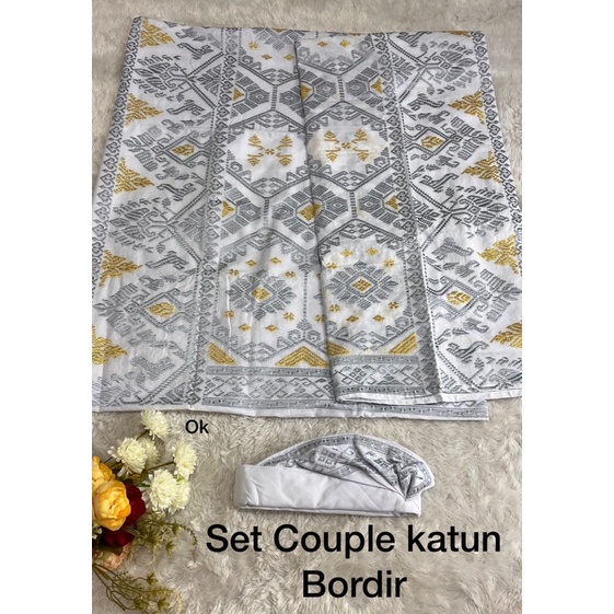 set couple katun bordir