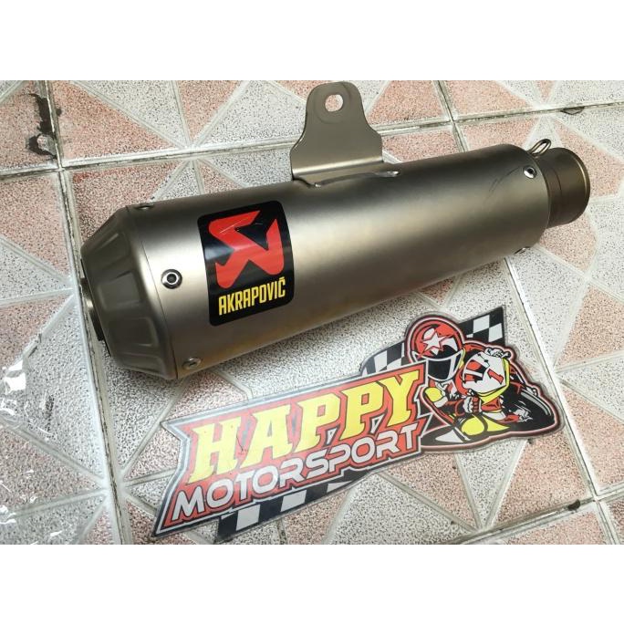 PRODUK- KNALPOT SLIP ON AKRAPOVIC EX YAMAHA R6 R3 GP RC TITANIUM ORI SLOVENIA .