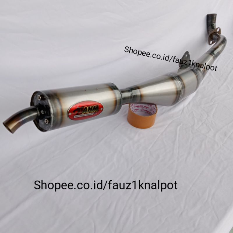 Knalpot fizr fiz f1zr standar racing poswan pelat karat