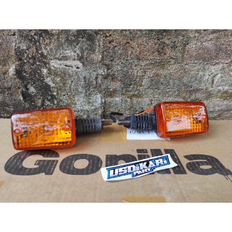 LAMPU RETING SEN SEIN SIGNAL RETENG GL 100 GL100 WIN 100 SUPER CUP KUALITAS ORIGINAL BAGUS