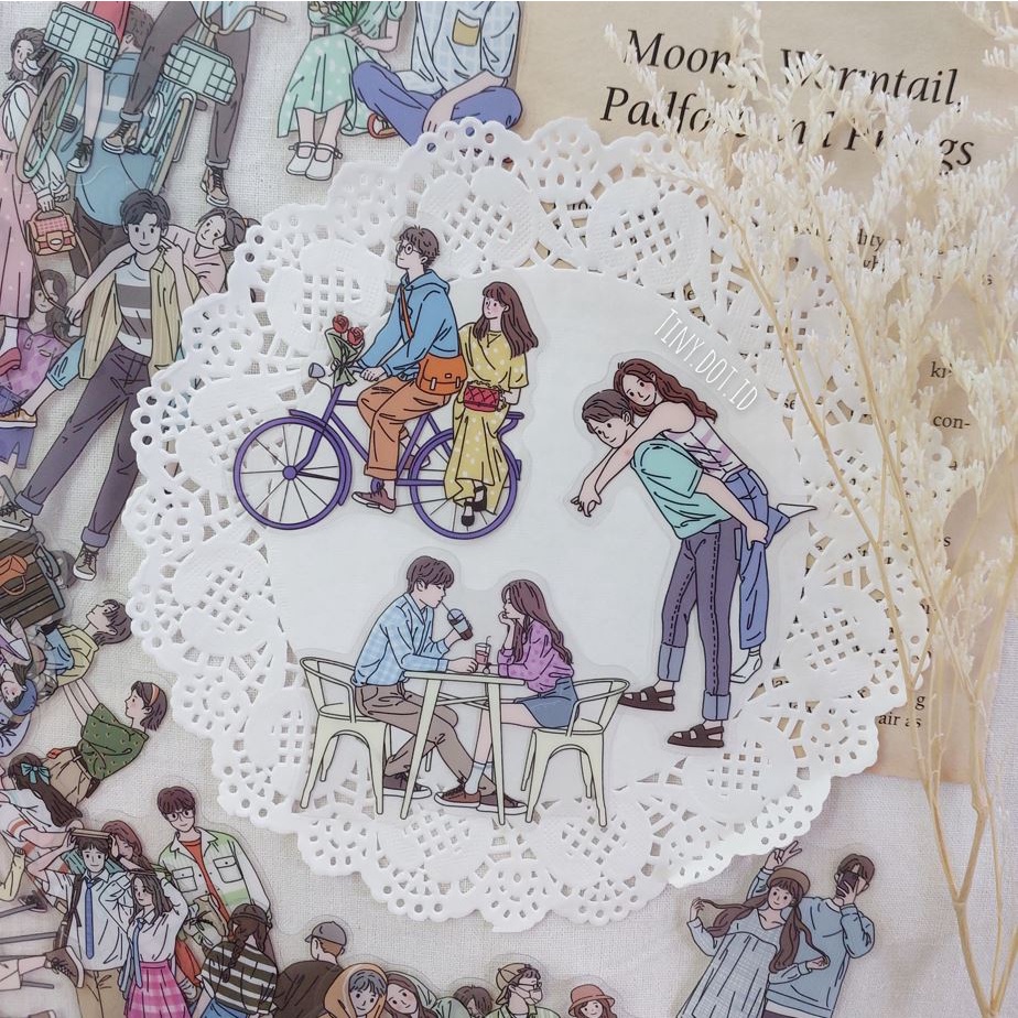 

Deco Sticker - Cute Couple Stickers (10 pcs)