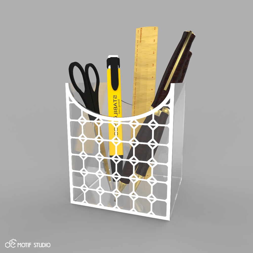 

DESK PEN HOLDER STAND STATIONERY ORGANIZER STORAGE DESKTOP CLEAR ACRYLIC KERANJANG TEMPAT KOTAK PENYIMPANAN ALAT TULIS ATK MEJA PENSIL PULPEN PENA KANTOR KOSMETIK MAKE UP COSMETIC AKRILIK BENING SERBAGUNA MULTIFUNGSI MINIMALIS MODERN ABSTRACT FREEHAND 067
