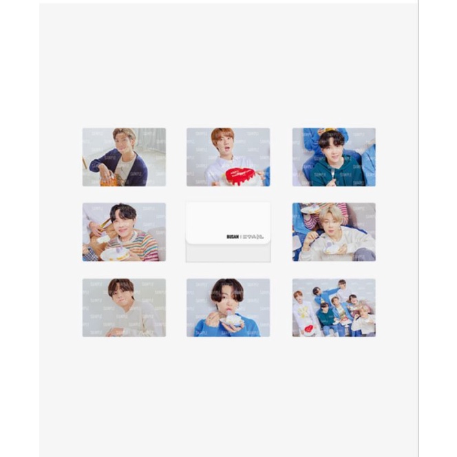 Mini Photo Card BTS < Yet to Come > in Busan official Merch