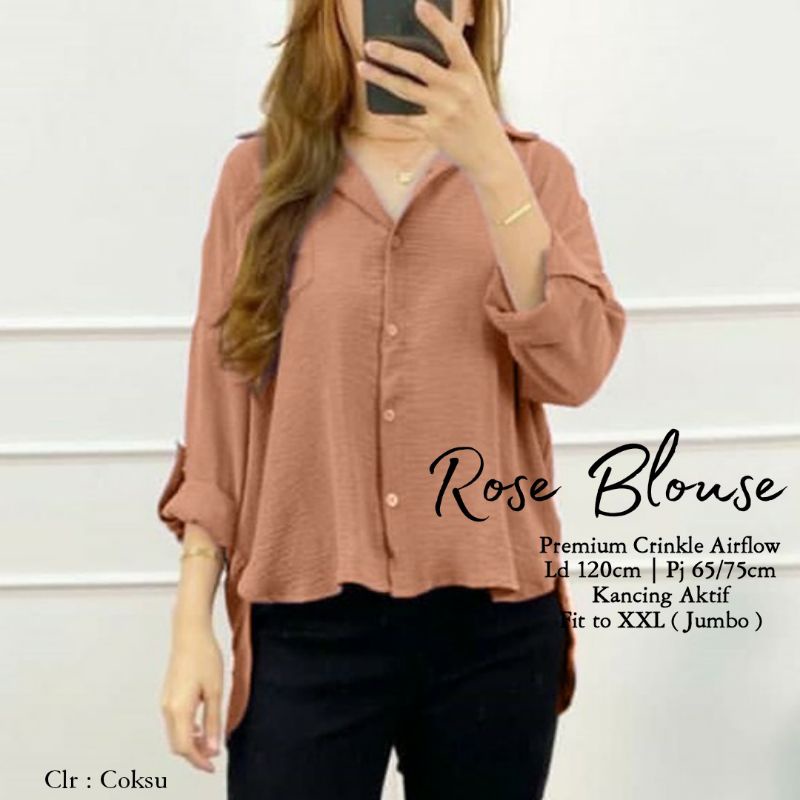 ROSE BLOUSE WANITA TERBARU