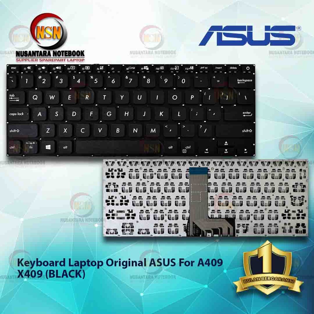 Keyboard Laptop Original ASUS For A409 X409 Series (BLACK)