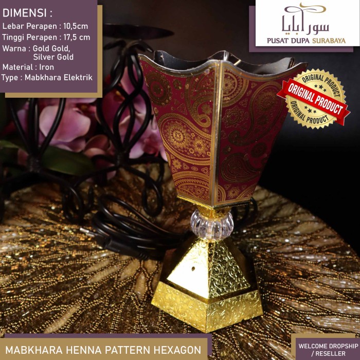 pembakaran buhur elektrik mabkhara tempat dupa perapen listrik Arab