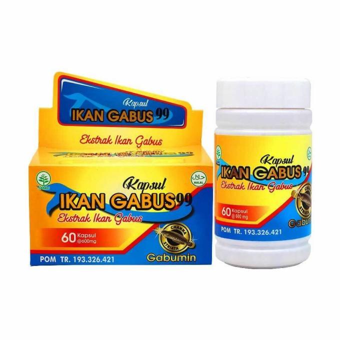BIG SALE IKAN GABUS GABUMIN 60 KAPSUL TERBAIK