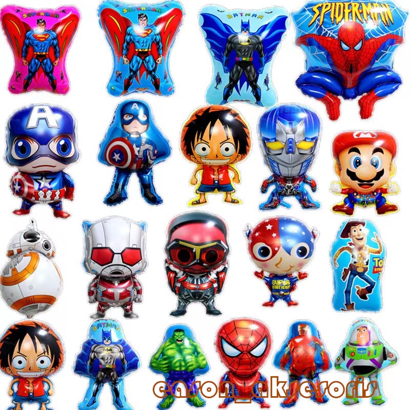 Jual balon foil kartun ballon foil karakter cartoon cute balon balon