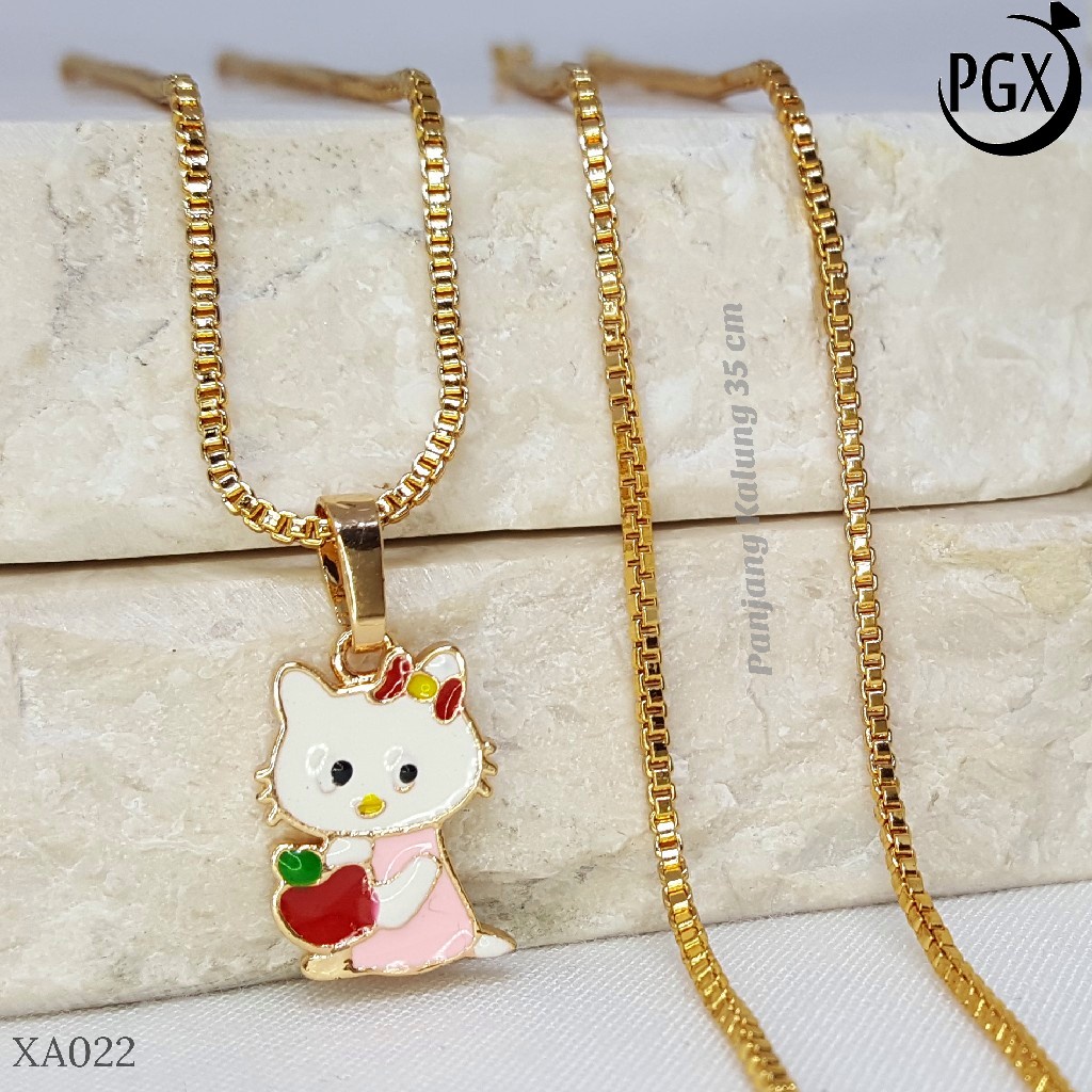 PGX Kalung Anak Perempuan Xuping Lapis Emas Aksesoris Fashion Perhiasan Premium - XA031
