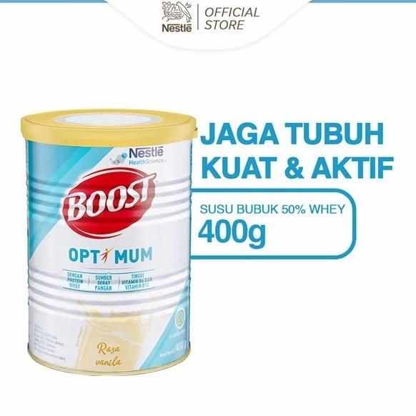 

[ COD ] Nestle Boost Optimum 400gr Susu Nutrisi Dewasa dan Lansia