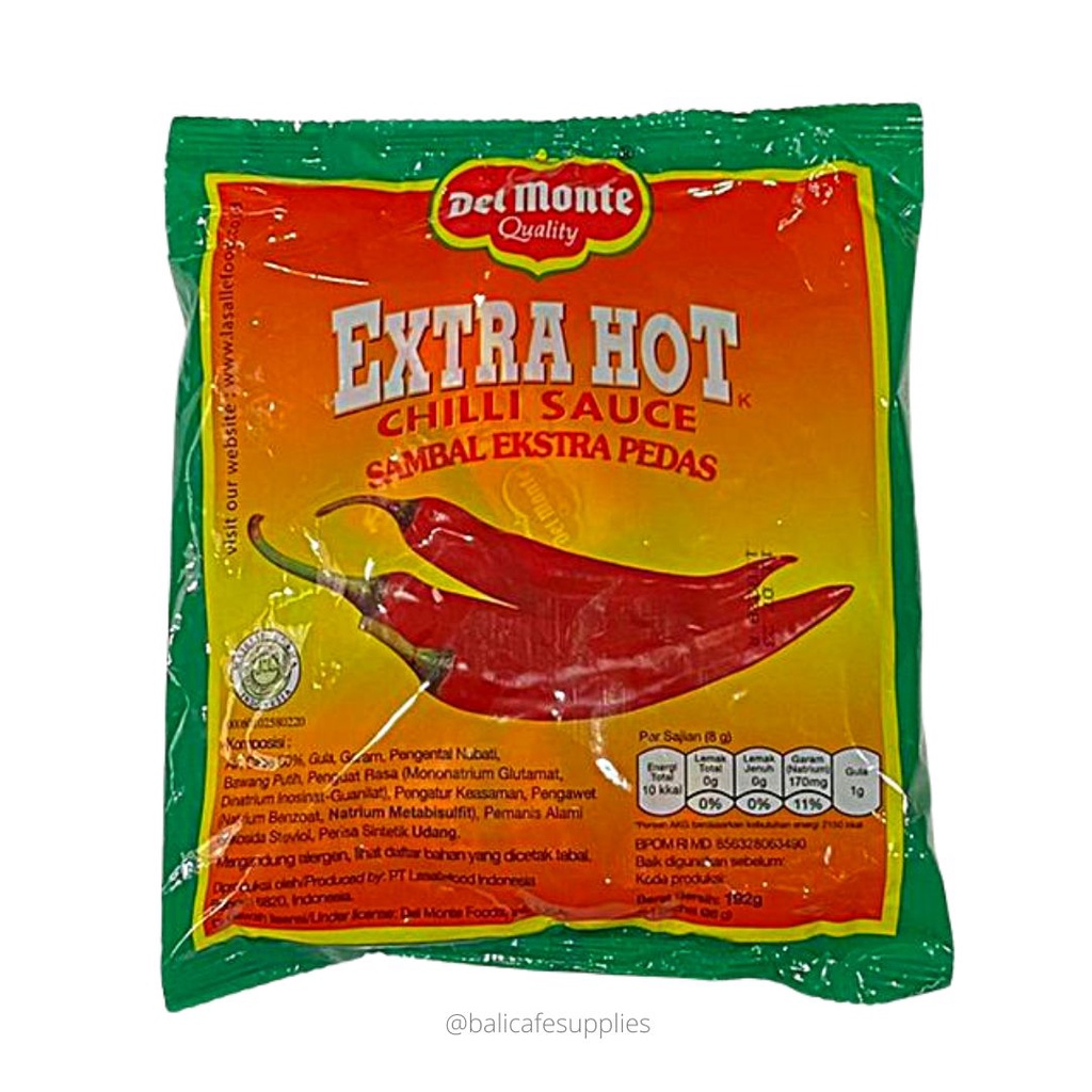 

Delmonte Saos Sambal Extra Hot Sachet 24x8GR