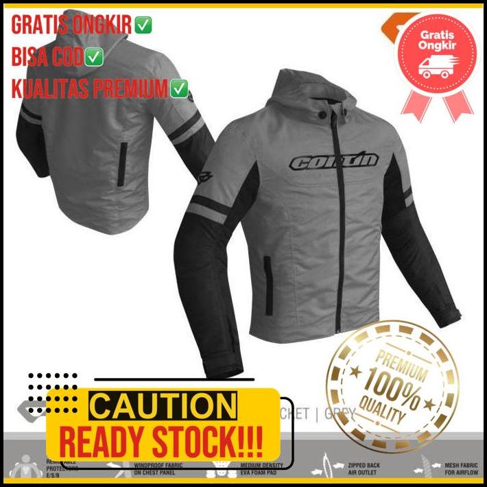 Jaket Contin Suave Grey Jaket Touring Contin