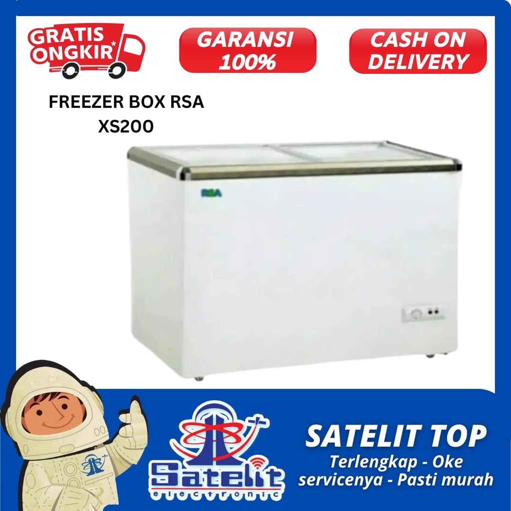 FREEZER BOX SLIDING / CHEST FREEZER / FREEZER SLIDING RSA XS 200