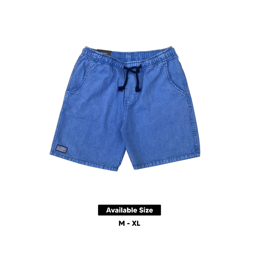 Celana Pendek Pantai Boardshort Jeans Shortpants Pria Laki Laki Ukuran M L XL