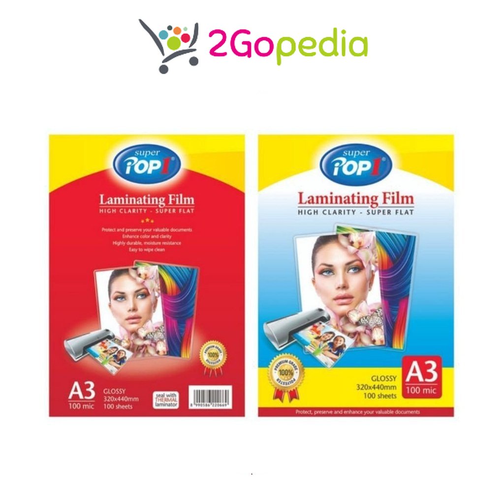 

Plastik Laminating Film A3 Pop1 Grosir Murah Atk