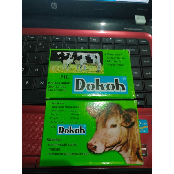 Dokoh Obat Nafsu Makan Hewan Kambing Sapi Kerbau