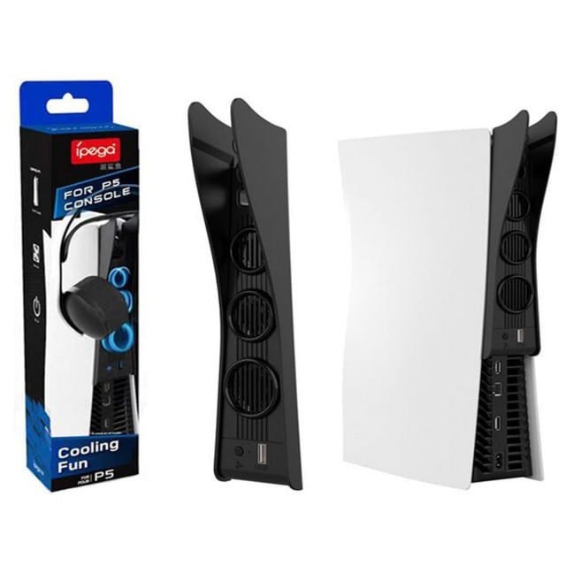 Baterai Ipega Radiator Cooling Fan Headset Stand Ps5