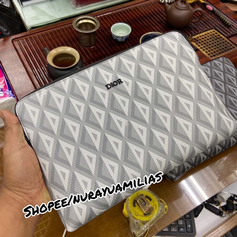 Tas clutch wanita pria branded import ori leather clutch pria wanita