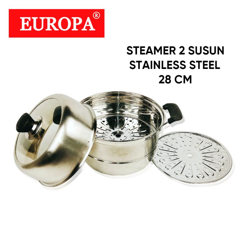 EUROPA STEAMER POT 28CM