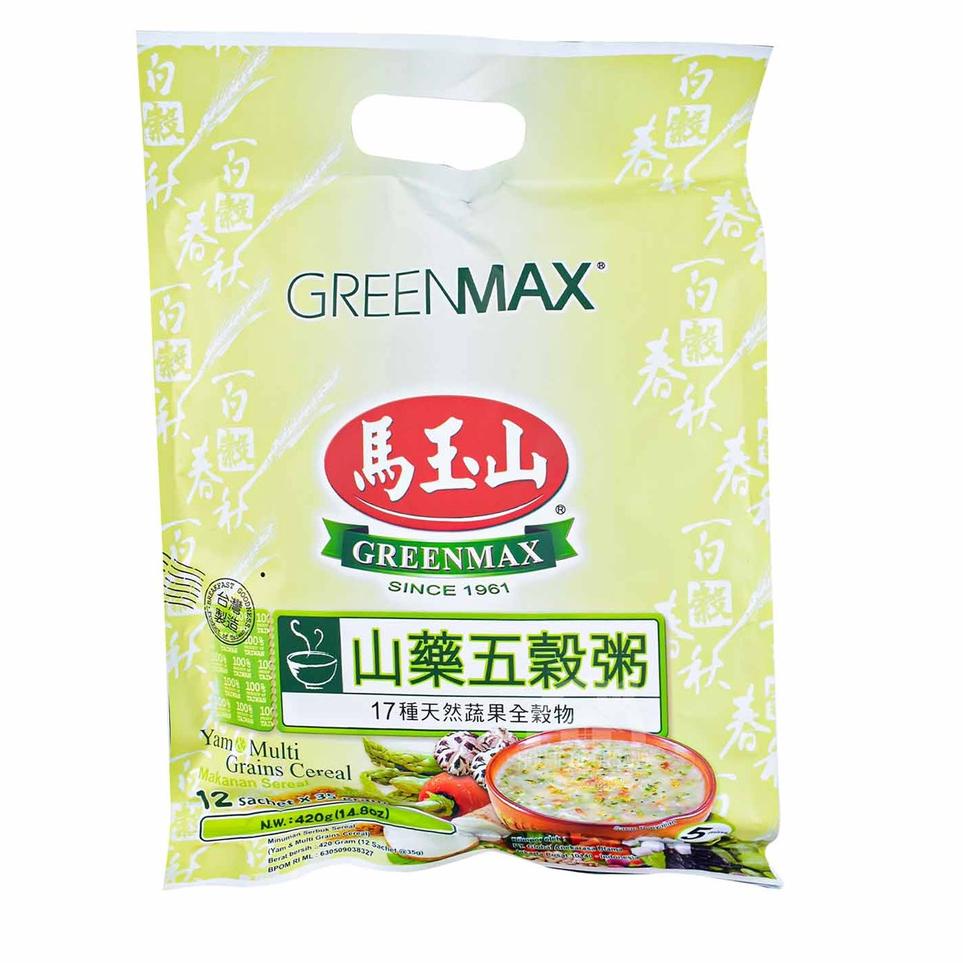 

KODECc1C6--Greenmax Yam & Multi Grains Cereal 420 Gr