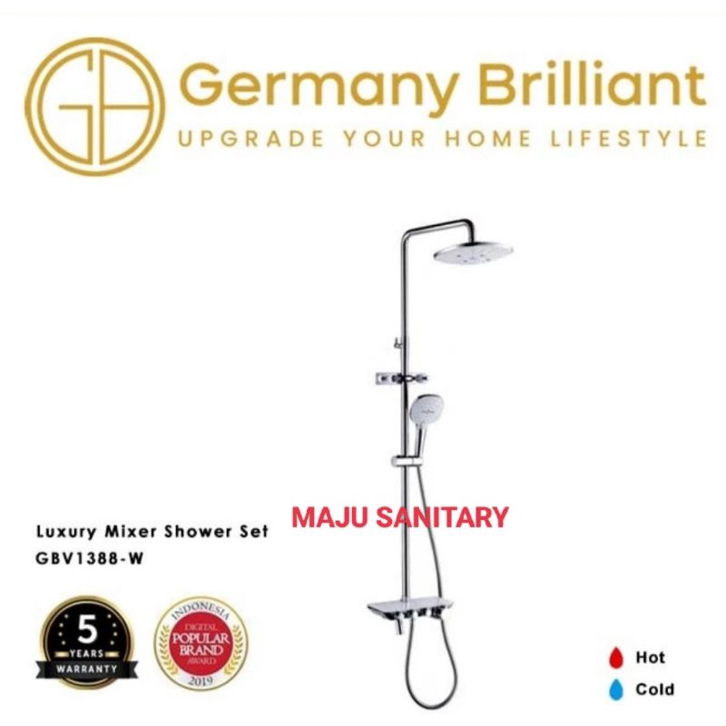 GBV1388W GBV 1388W GBV 1388 W Tiang sower set panas dingin ORIGINAL GERMANY BRILLIANT