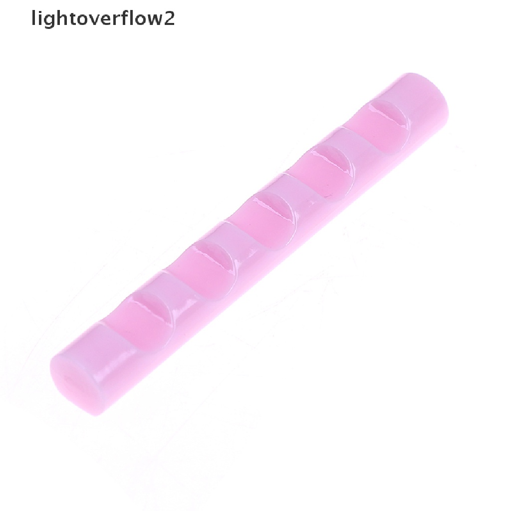 (lightoverflow2) Rak stand holder brush nail art / manicure Bahan Akrilik