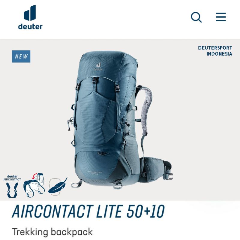 Deuter Aircontact Lite 50 10 Trekking Backpack