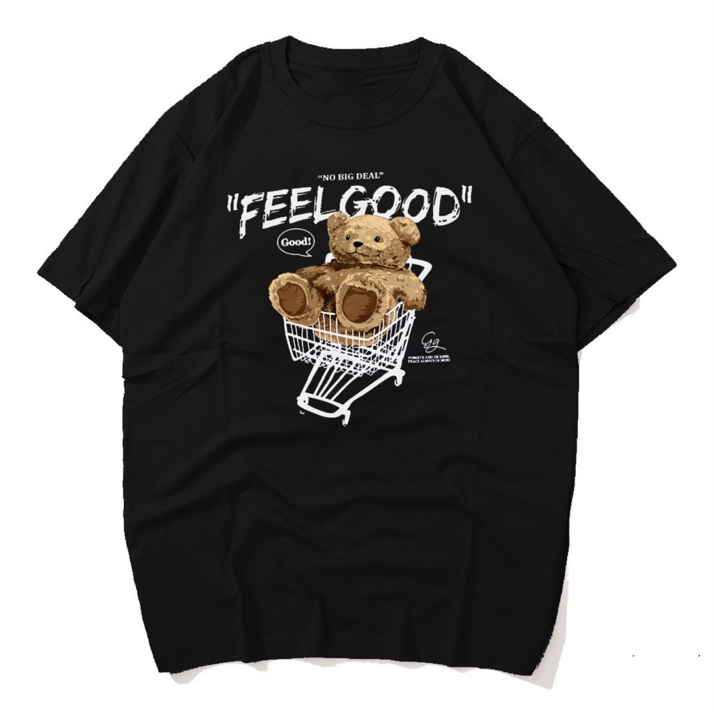 GSC - Baju KAOS OVERSIZE SAN ANDREASS / Kaos Oversize Terbaru-feelgood hitam