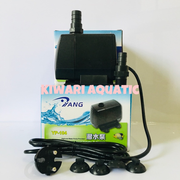 YANG YP-104 Submersible Pump Pompa Air Celup Aquarium / Kolam YP104