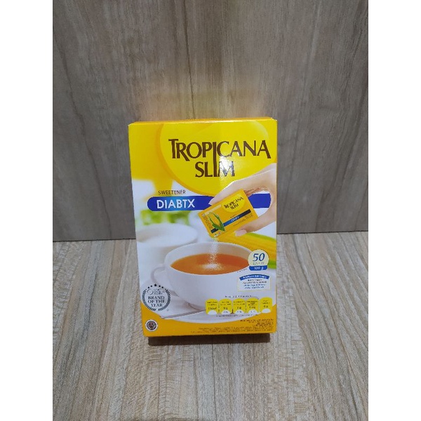 

Tropicana Slim Sweetener Diabtx isi 50