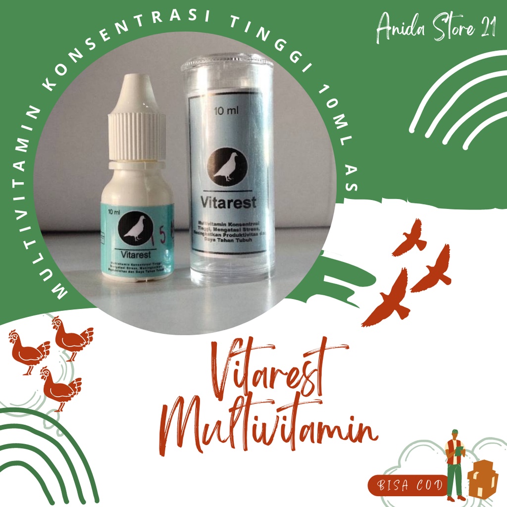 Vitarest Multivitamin Konsentrasi Tinggi 10ml Asli