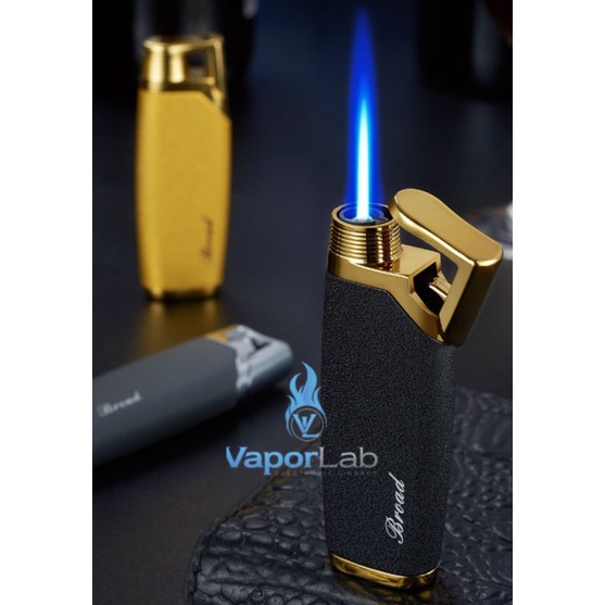 mancis korek api bara las BROAD blue jet torch gift lighter polos murah