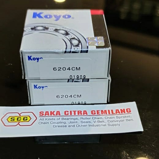 BEARING 6204 CM MMERK KOYO JAPAN ASLI